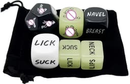 CHPN - Erotische Dobbelstenen Deluxe - Sex dobbelstenen - Dobbelstenen set met standjes - Voorspel - Erotiek - Glow in the Dark - 36 opties - Cadeau — thumbnail 1