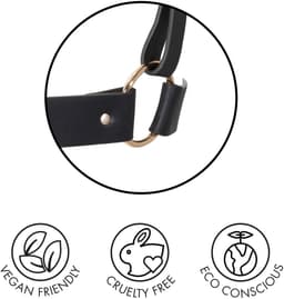 Bijoux Indiscrets Maze Choker met franje - Zwart — thumbnail 2