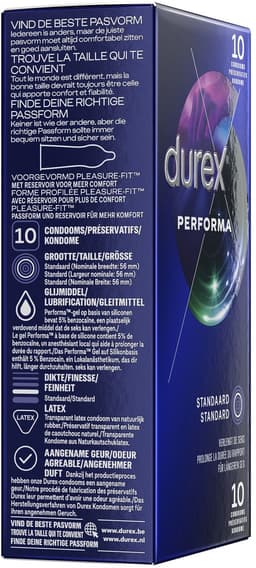 Durex - Condooms Performa - Met Vertragende Gel Voor Langer Plezier - 10st — thumbnail 7