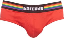Barcode Berlin Backless Brief Pride Red - MAAT L - Erotisch Heren Ondergoed - Slip voor Man - Sexy mannen Slip — thumbnail 5
