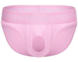 SUKREW U-Style Brief Summer Pink - MAAT XXL - Erotisch Heren Ondergoed - Slip voor Man - Sexy mannen Slip