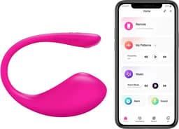 Lovense - Lush 3.0 - Draagbare Vibrator - Vibrerend Ei - Appgestuurd Luxe Vibratie Eitje - Sex Toys voor Vrouwen - Vibrators voor Vrouwen - Sex Toys voor Koppels - Roze — thumbnail 13