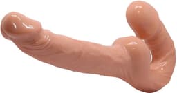 BAILE HARNESS COLLECTION | Baile Ultra Passionate Harness Strapless Strap On | Dildo | Double Dildo | Sex Toy for Couple | Sex Toy for Woman — thumbnail 2