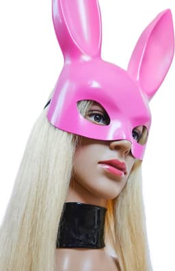 BamBella ® - Masker Erotische Sex Bunny Roze Konijn sexy Rollenspel kleding accessoire — thumbnail 5