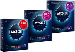 MY.SIZE PRO condoom maat 5,6,7-60,64,69 mm, 3x3 condooms - perfecte pasvorm en een geschikte maat voor iedereen — thumbnail 1
