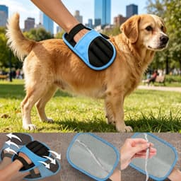 Path Glove Handschoen voor honden en katten, met hefboomwerking voor haar, Purepath Glove handschoen tegen haren — thumbnail 4