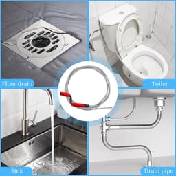 Pipe Cleaning Spiral 6 mm x 5 m, Drain Cleaner Spiral (5 m, Red) - ShopVlot — thumbnail 5