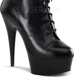 Pleaser - DELIGHT-1020 Plateau Laarzen - US 10 - 40 Shoes - Zwart — thumbnail 2