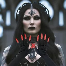 Handschoenen Halloween - Halloween lange poothandschoenen zwart met rode nagels, uniseks voor dames en heren, cosplay heksenhandschoenen, elastische griezelhandschoenen — thumbnail 4