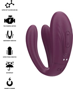 Sandra Tapping en Vibratie Klem Stimulator met Afstandsbediening — thumbnail 2