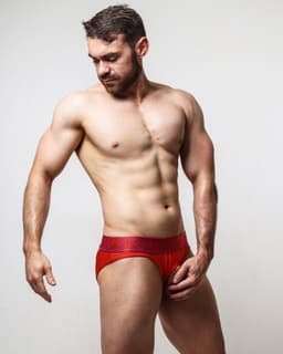 SUKREW U-Style V-Brief Vermilion - MAAT XS - Erotisch Heren Ondergoed - Slip voor Man - Sexy mannen Slip — thumbnail 2
