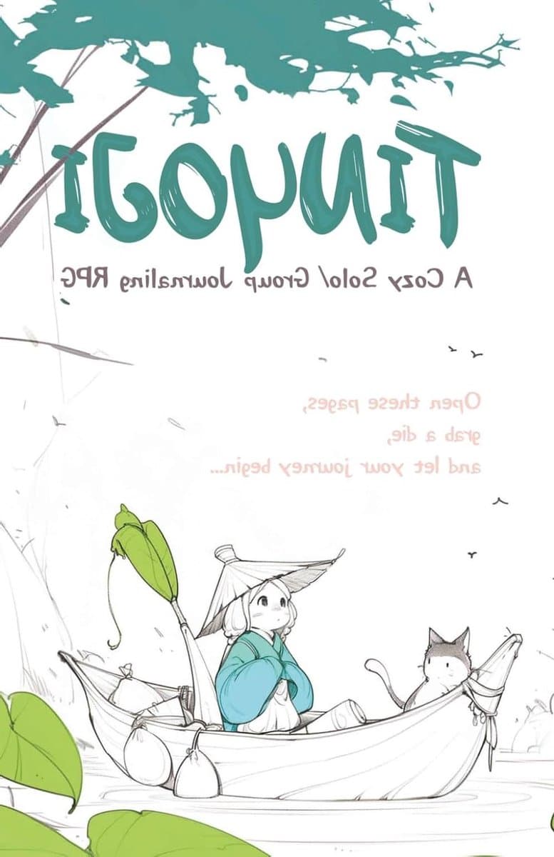 Solo RPG Avontuur - Journaling Game - Ontspannen Verhalen Vertellen - Regelarm D6 Systeem - 74 pagina's - Niet gespecificeerd — afbeelding 1
