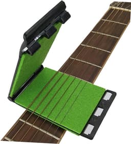 Gitaar Snaarreiniger - Toets Reiniger - Instrumenten Onderhoud - Bedekt Volledig Snaren - 10.5 x 6.2 x 3 cm - Groen — thumbnail 5