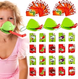 Kikkerspel Tongspel - Interactief Spel - Feestjes Spelen - Snelheidsspel - Voor 2 of 4 spelers - Meerdere kleuren — thumbnail 1