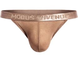 MODUS VIVENDI Mesh Through Tanga Brief Skin - MAAT L - Erotisch Heren Ondergoed - Slip voor Man - Sexy mannen Slip