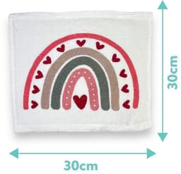 Dailygoods- Washandjes Set van 4 - Magische Handdoeken - Katoenen Badstof - Kindercadeau - Feestjes - Afmeting 30 x 30 cm — thumbnail 4