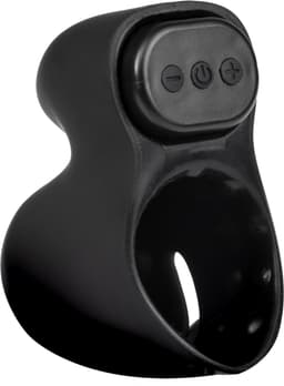 Rimba Electro Play - E-Stim Penis Head Stimulator - Bi-Polair - Zwart — thumbnail 2