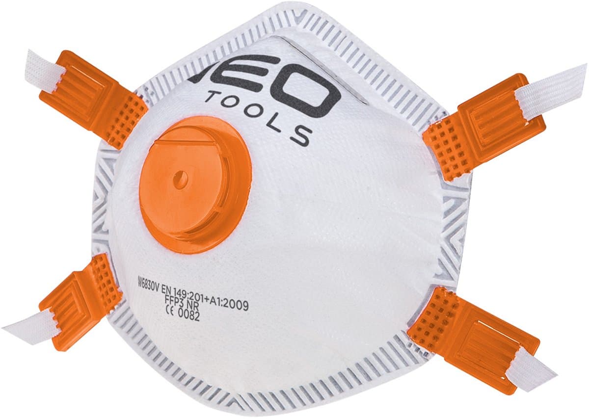 NEO - P3 Stofmasker - FFP3 - Met Ventiel - Silicoonvoering — afbeelding 1