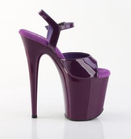 Pleaser - FLAMINGO-809 Sandaal met enkelband, Paaldans schoenen - US 7 - 37 Shoes - Paars — thumbnail 3