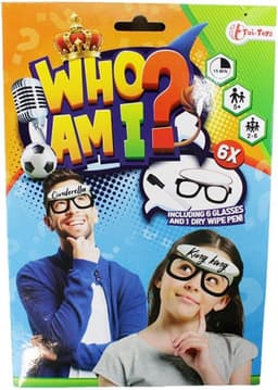 Raadspel Wie Ben Ik met Brillen Partyspel — thumbnail 4