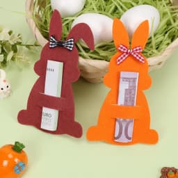 Geldcadeauset - Viltdecoraties - Pasen Vieren - 8 Stuks - 17x14cm — thumbnail 3
