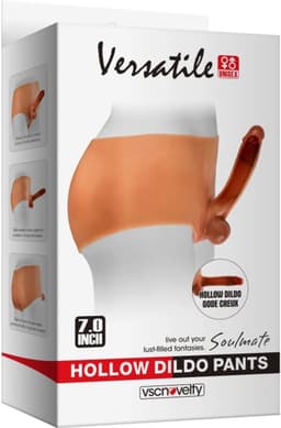 vscnovelty® Bodysuit met holle realistische dildo - penisbroekje met sleeve — thumbnail 1