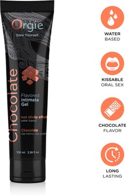 Orgie - Lube Tube Intieme Gel met Smaak Chocolade 100 ml — thumbnail 8