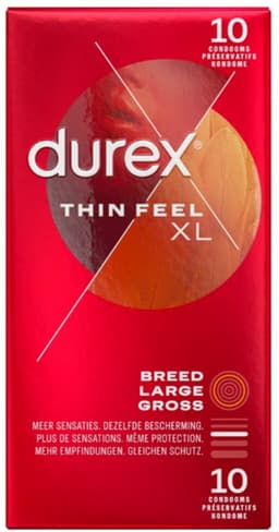 Durex Condooms Thin Feel XL 10st — thumbnail 18