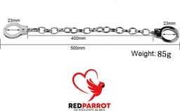 Teenboeien BDSM - RVS - Bondage - One size - Ketting - 2 boeien — thumbnail 2