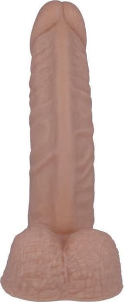 Mr. Intense - dildo - dildo vibrator - dildo vrouwen - dildo mannen - dildo anaal - dildo xxl  - beige - flexibel - 20,8cm Ø 3,8cm / sex / erotiek toys — thumbnail 5
