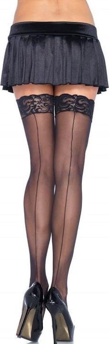 Sheer backseam stockings + — afbeelding 1