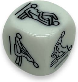 Sexy Dobbelsteen Wit Met Erotische Standjes — thumbnail 3