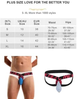 Jockstrap Herenstring – Grote Maat Sportondergoed en Sexy Lingerie voor Mannen — thumbnail 4