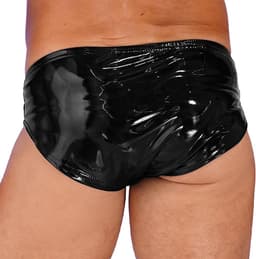 Heren Slip in Lakleer Look - Strakke Bikinislip en Ondergoed — thumbnail 4