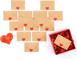 Romantische Liefdesbriefjes en Lege Kaartjes met Mini Enveloppen voor Cadeau — thumbnail 6