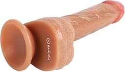 Banoch | Dildo met zuignap | beige siliconen | 16 cm | ∅ 3,3 cm — thumbnail 13