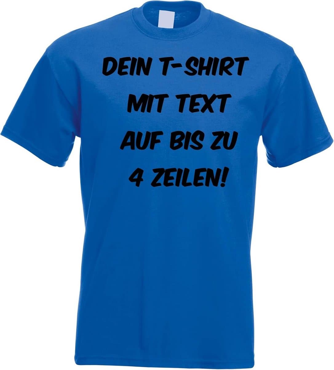 Bedrukbaar T-shirt voor Heren met Eigen Tekst of Leuke Tekst - Persoonlijk Cadeau — afbeelding 1