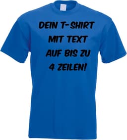 Bedrukbaar T-shirt voor Heren met Eigen Tekst of Leuke Tekst - Persoonlijk Cadeau — thumbnail 1