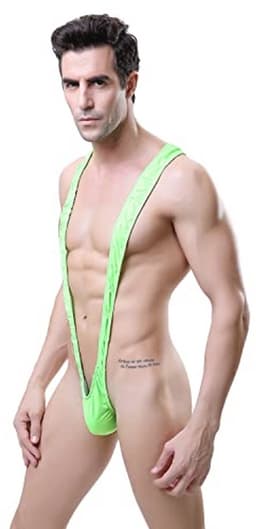 Sexy V-string zwempak voor heren - Grappige bodysuit voor vrijgezellenfeesten en verkleedfeesten — thumbnail 2