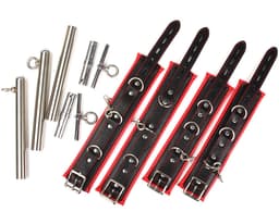 Oneay BDSM Spreidstang met Hand- en Enkelboeien – Afneembare en Verstelbare Bondage Stang – Voor SM-Spelletjes, Stellen en Volwassenen – 63 cm — thumbnail 7