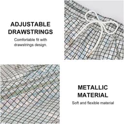 Glanzende Metallic Heren Shorts voor Disco en Clubwear — thumbnail 2
