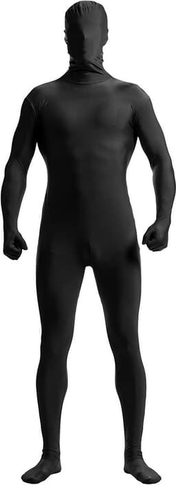 Zentai Bodysuit Spandex Volledig Lichaam Kostuum Unisex - Zwart (Maat XL) — thumbnail 1