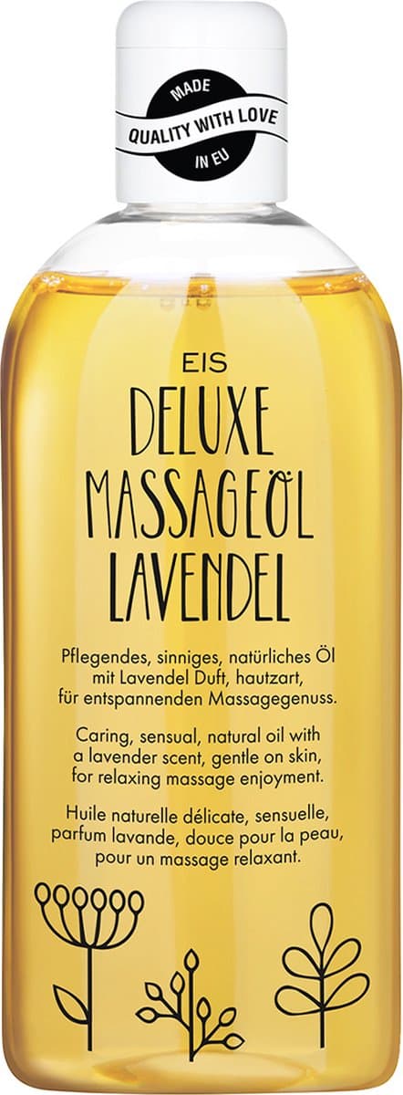 Deluxe massageolie van EIS, erotische massageolie, lavendelaroma, 250 ml — afbeelding 1