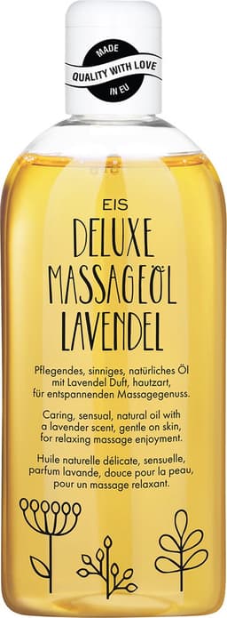 Deluxe massageolie van EIS, erotische massageolie, lavendelaroma, 250 ml — thumbnail 1