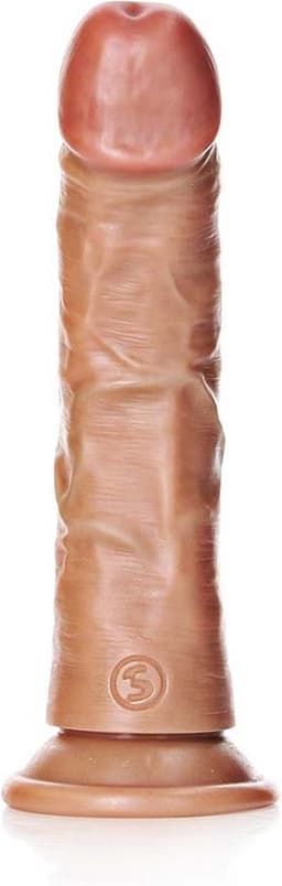 RealRock by Shots Gebogen Realistische Dildo met Zuignap - 6 / 15,5 cm - Huidkleur — thumbnail 5