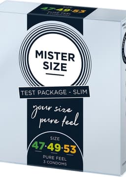 MISTER SIZE Test Box - Condooms - Maattestset 47/49/53 mm - Meerdere maten - Perfecte pasvorm — thumbnail 3