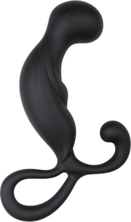 EasyToys - Prostaat Massager - Prostaat Dildo met Handvat - Gebogen - Buttplug - Anal Plug - Sex Toys voor Vrouwen en Mannen - Seksspeeltjes - Dildo Mannen Anaal - Zwart — thumbnail 2