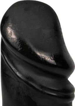 All Black Zwarte realistische dildo -22 cm — thumbnail 2