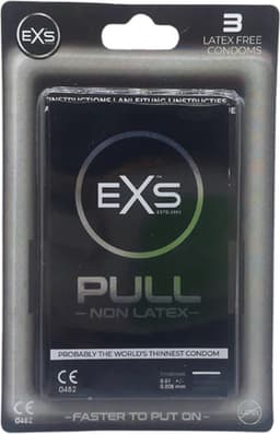 EXS Pull On Unique - 3 latexvrije condooms met pull-on strip — thumbnail 21