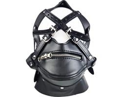 BNDGx® - Extreme BDSM sex Masker - Nep Leer - Met Gag blinddoek - SM Erotisch